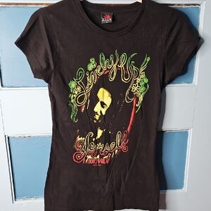 Bob Marley Zion Rootswear Graphic T-Shirt Medium